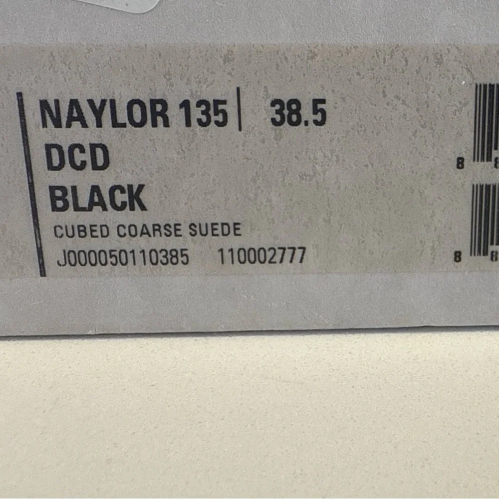 Jimmy Choo Naylor 135 Platform Sandals Black Suede Cork Block Size 38.5…